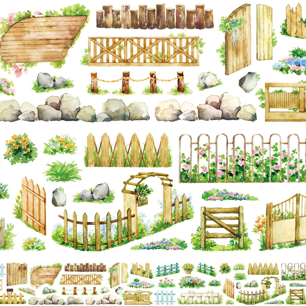 Garden Theme One Cycle PET Tape