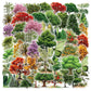 50PCS Trees Series Stickers