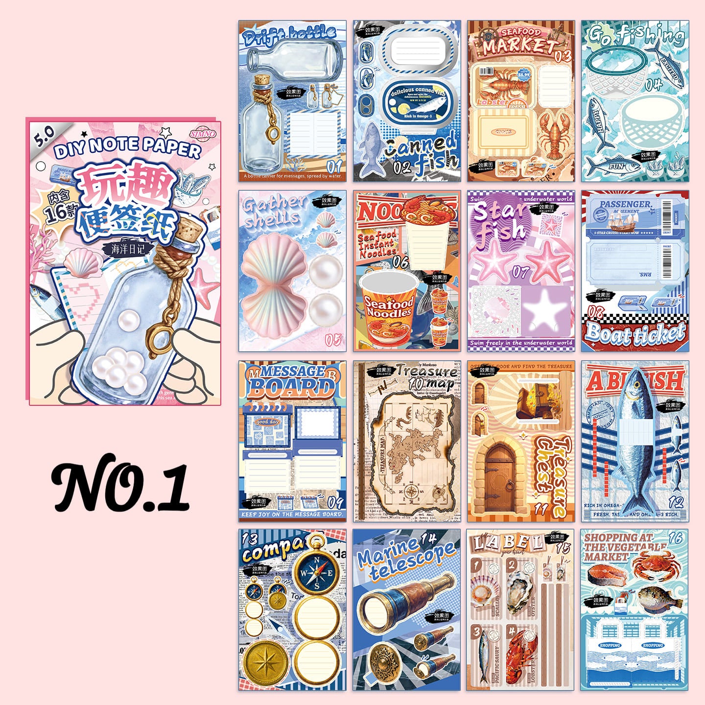 Fun Shape Die-Cut Notes