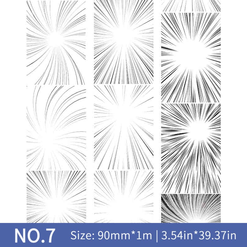 Music Note & Film Frame One Cycle PET Tape