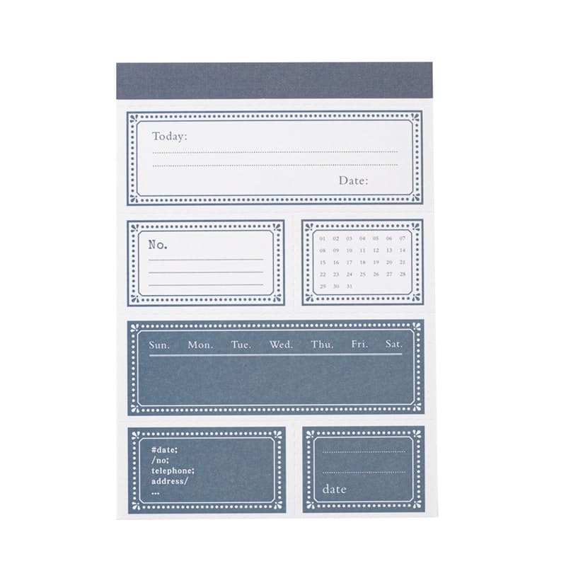 Bordered Sticky Note Pad