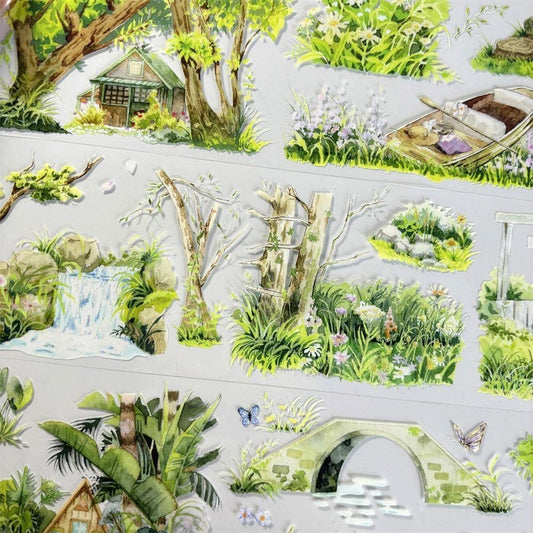 One Cycle Jungle Pattern PET Tape