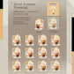 Coffee & Bakery Themed Memo Pad