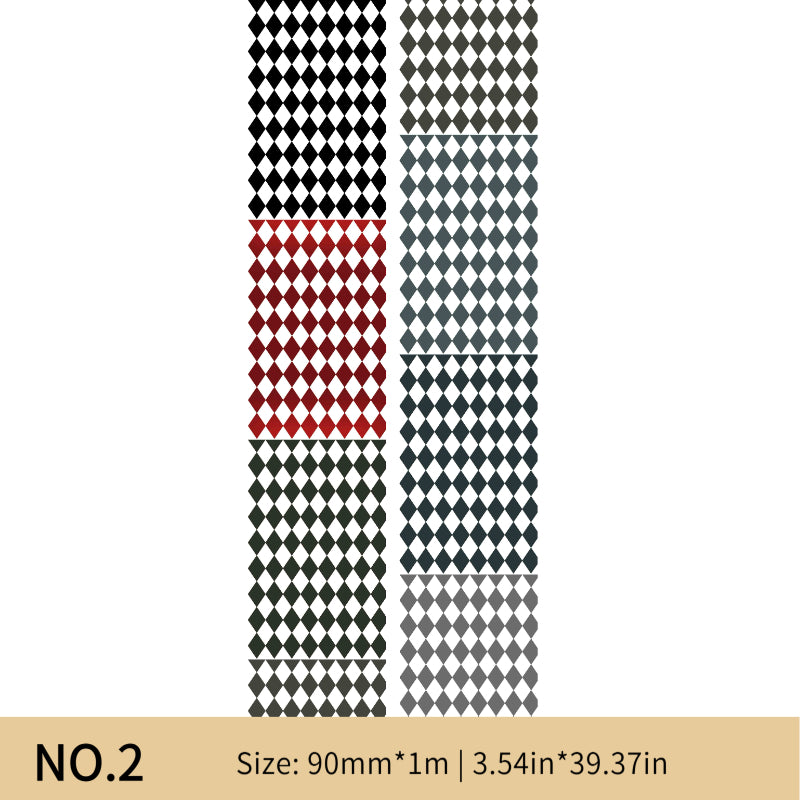 Diamond Grid Pattern One Cycle PET Tape