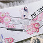 6cm*5m Pink Petal Tape
