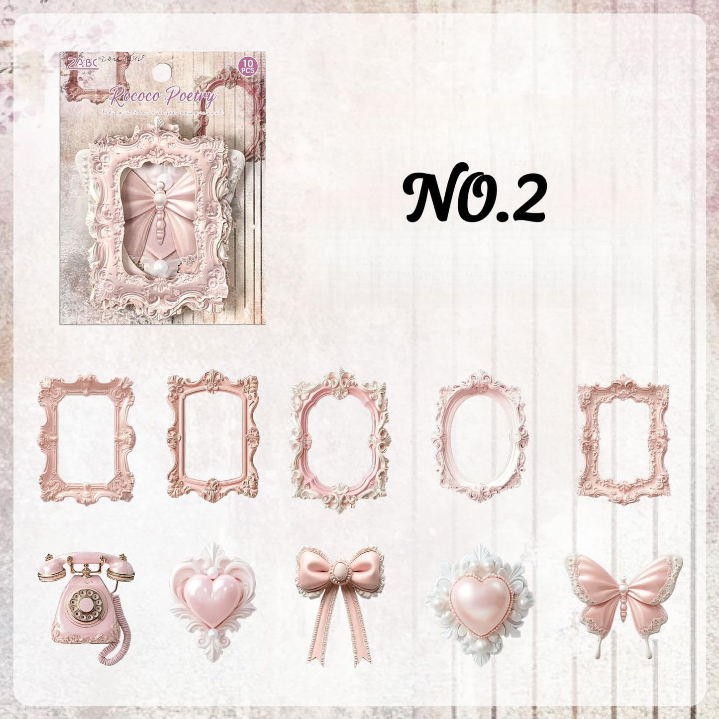 Vintage European Ephemera Sticker Pack