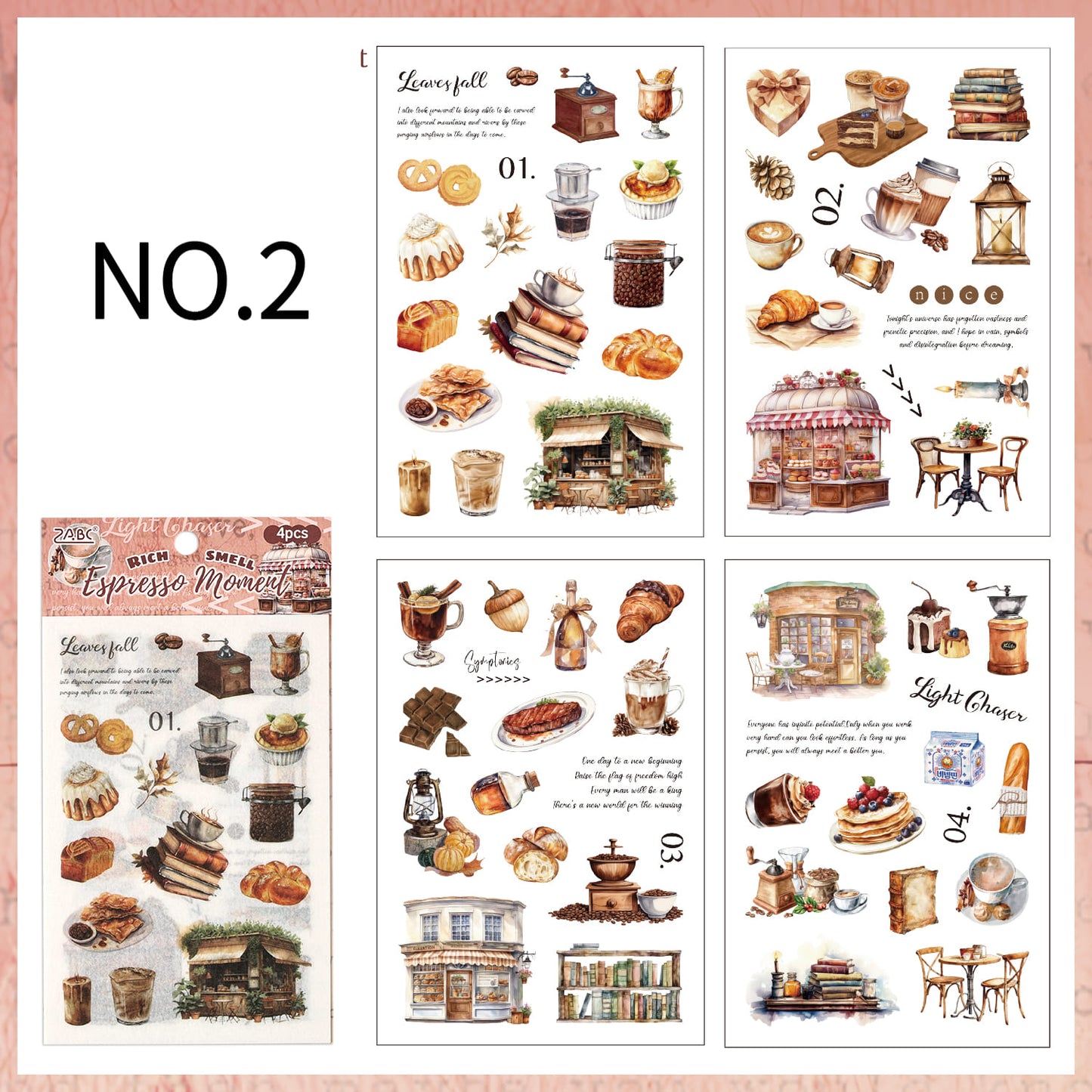 Camping Food Sticker Pack