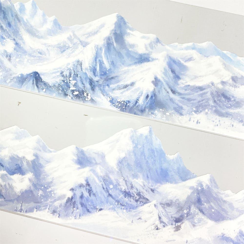 Snowy Mountain RangeOne Cycle  PET Tape