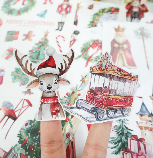 Christmas-Themed Sticker Book