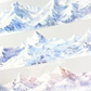 Snowy Mountain RangeOne Cycle  PET Tape
