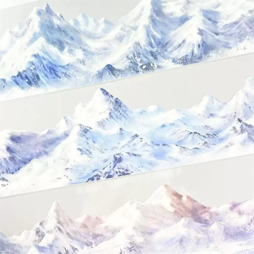 Snowy Mountain RangeOne Cycle  PET Tape