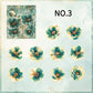 Holographic Foil Flower PET Stickers