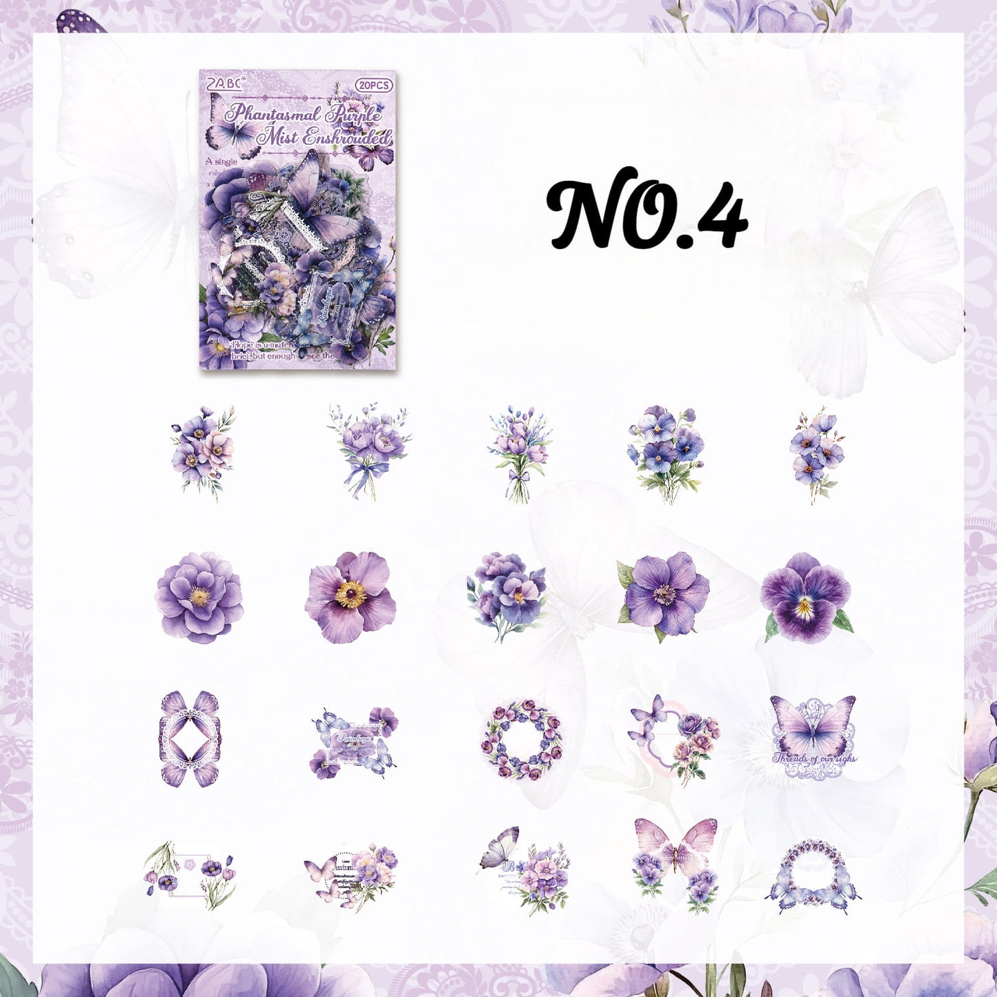 Vintage Botanical Stickers