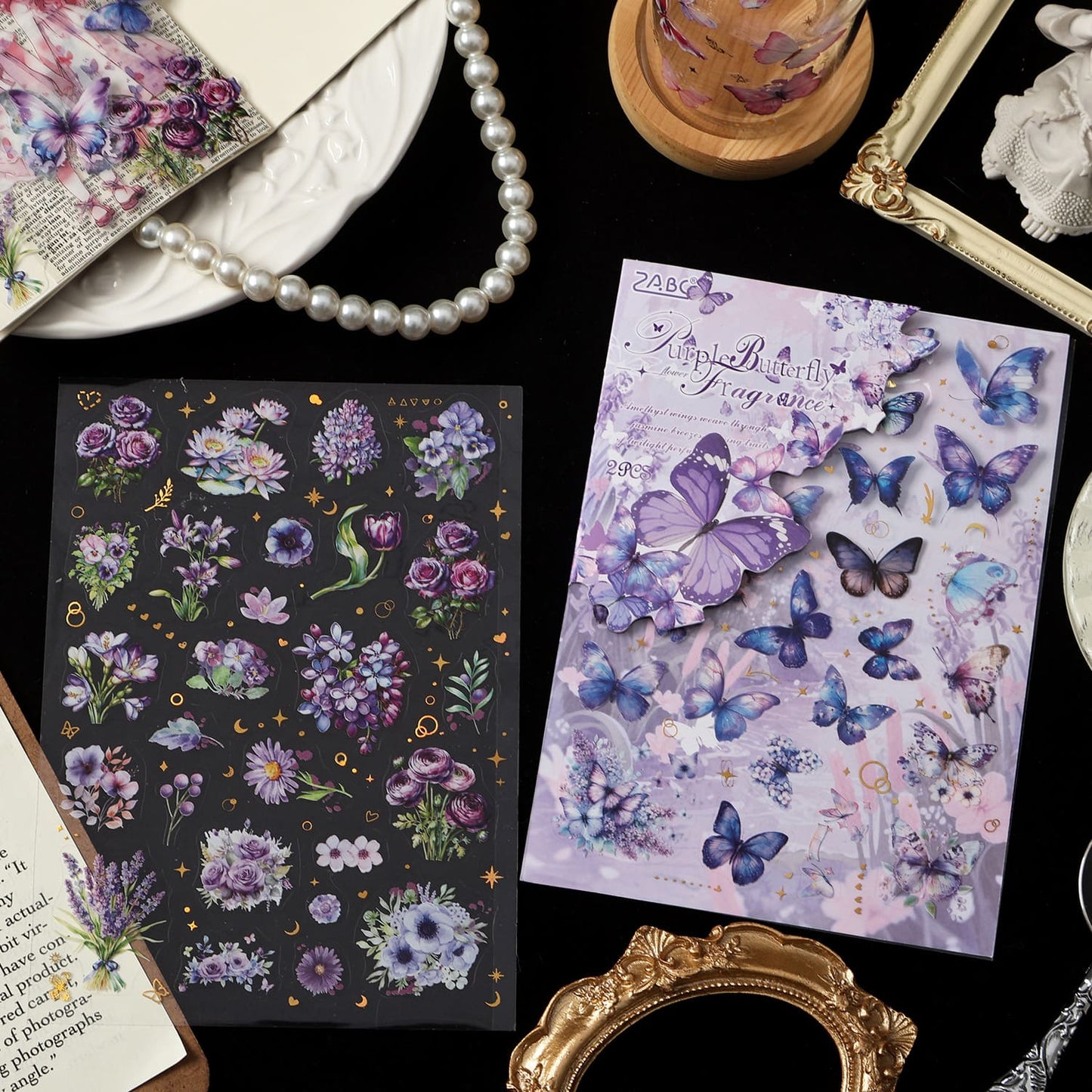 Florals & Butterflies PET Sticker Pack