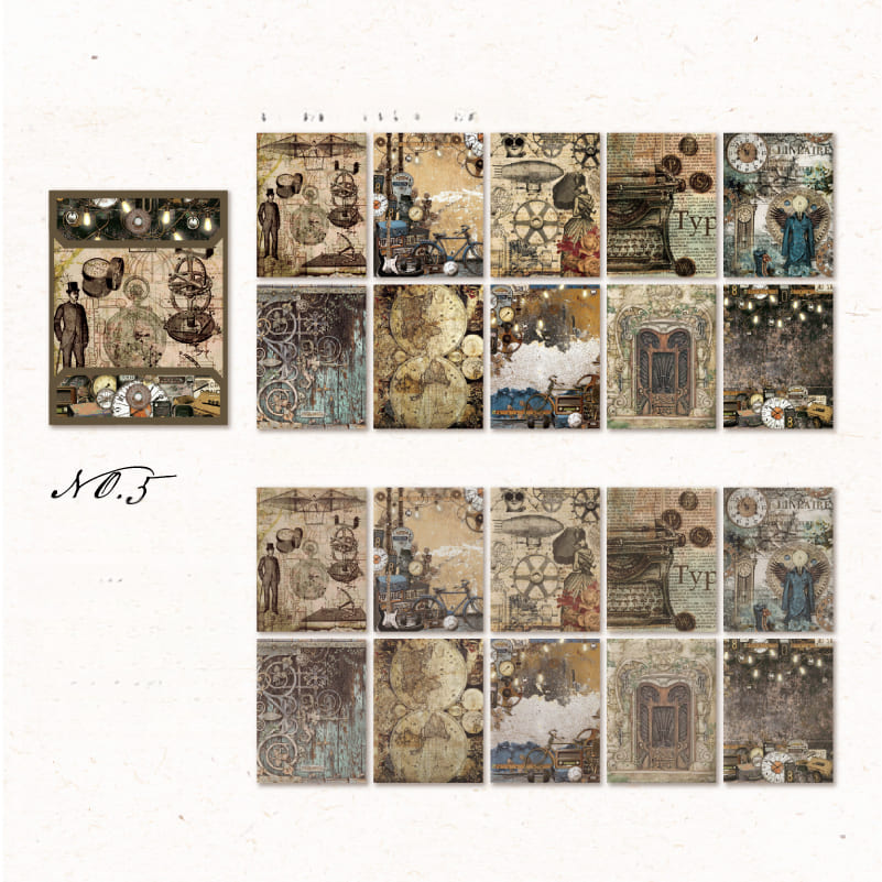 Vintage Series Scrapbook Paper
