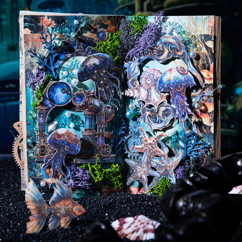 Steampunk Ocean Stickers