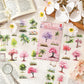 Four Seasons Trees PET Stickers