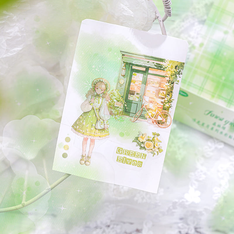 Watercolor Decorative Base Stickers