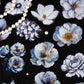 White Floral Stickers