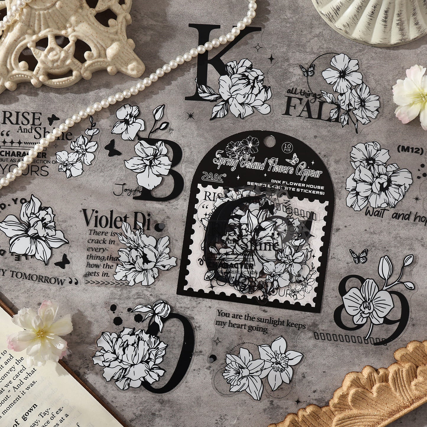 Ink Bloom Sticker Pack