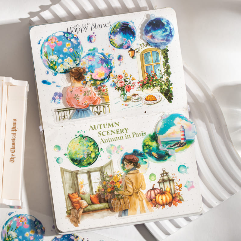 Worlds in Bubbles PET Tape