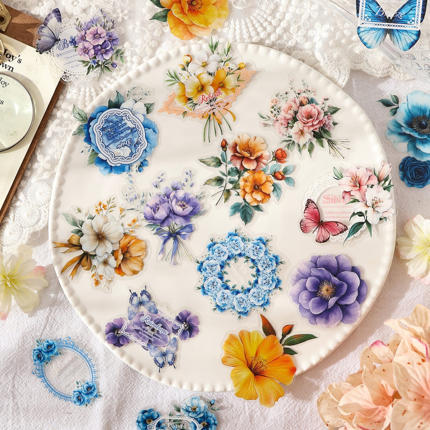 Vintage Botanical Stickers