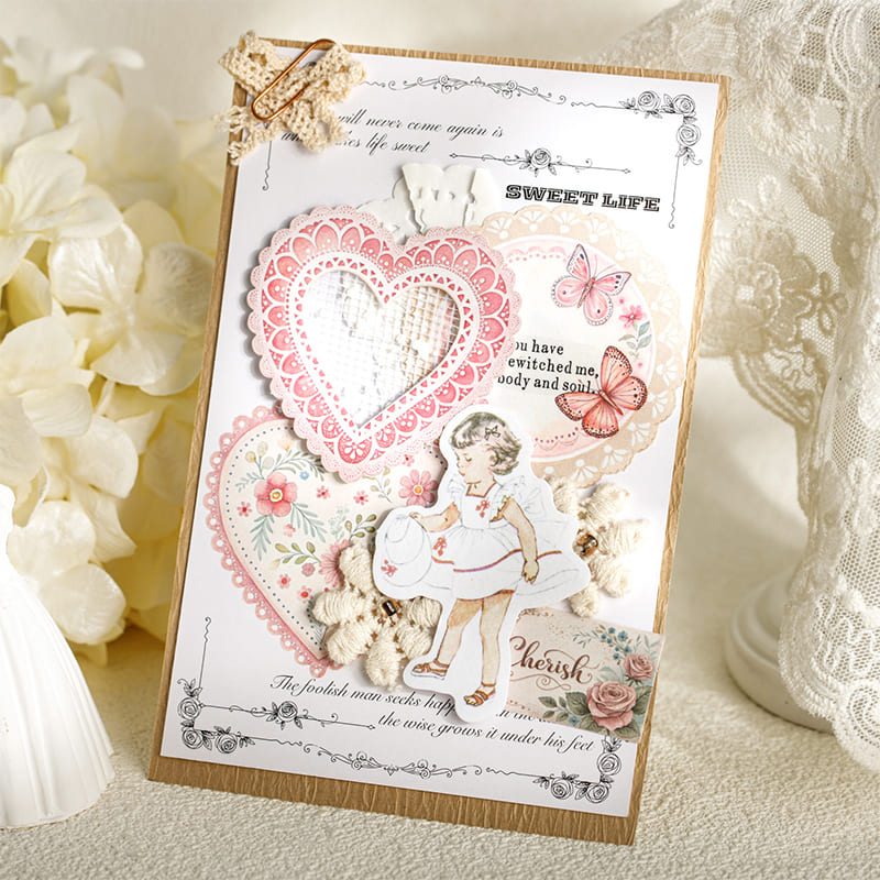 Vintage Lace Border Stickers