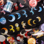 Moon Theme Die-Cut PET Tape