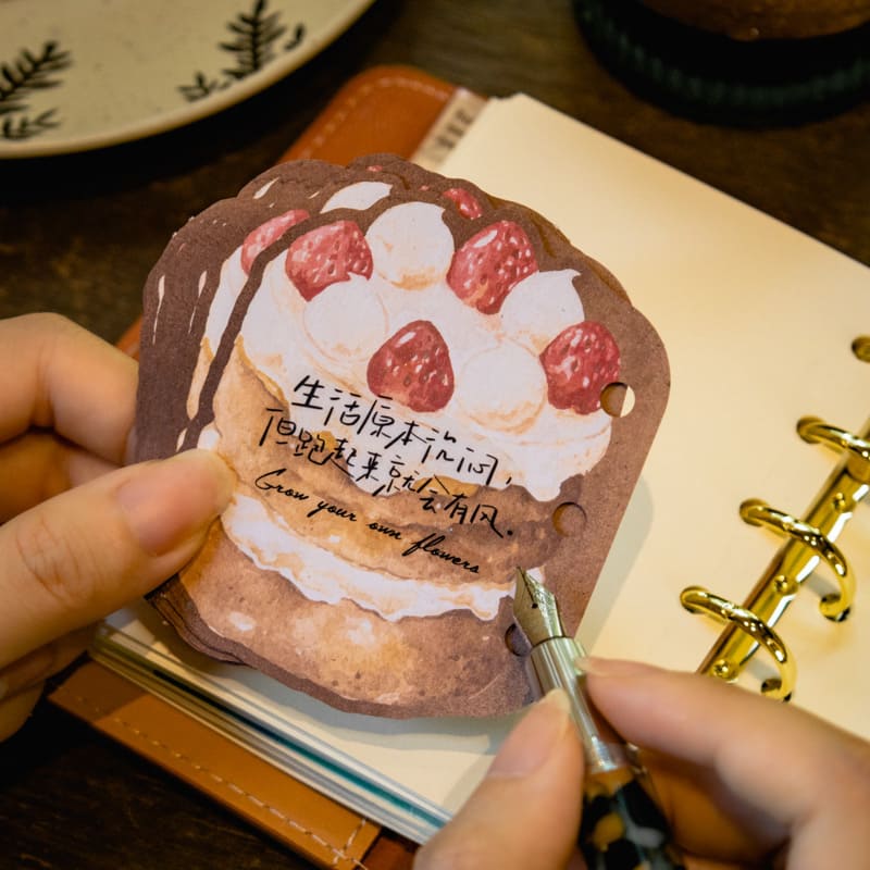 Coffee & Bakery Themed Memo Pad