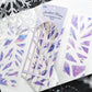Glass Fragments PET Stickers