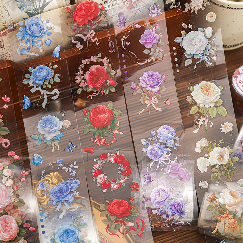 Flower Series Die-Cut PET Tape