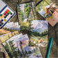 30PCS Nature Theme Scrapbook Paper