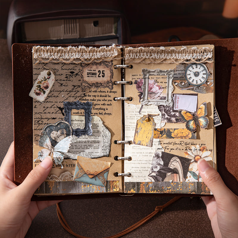 Vintage Junk Journal Stickers Pack