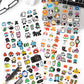Whimsical Doodle Sticker Set