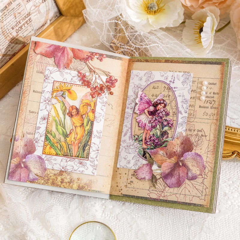 Vintage Botanical Collage Stickers