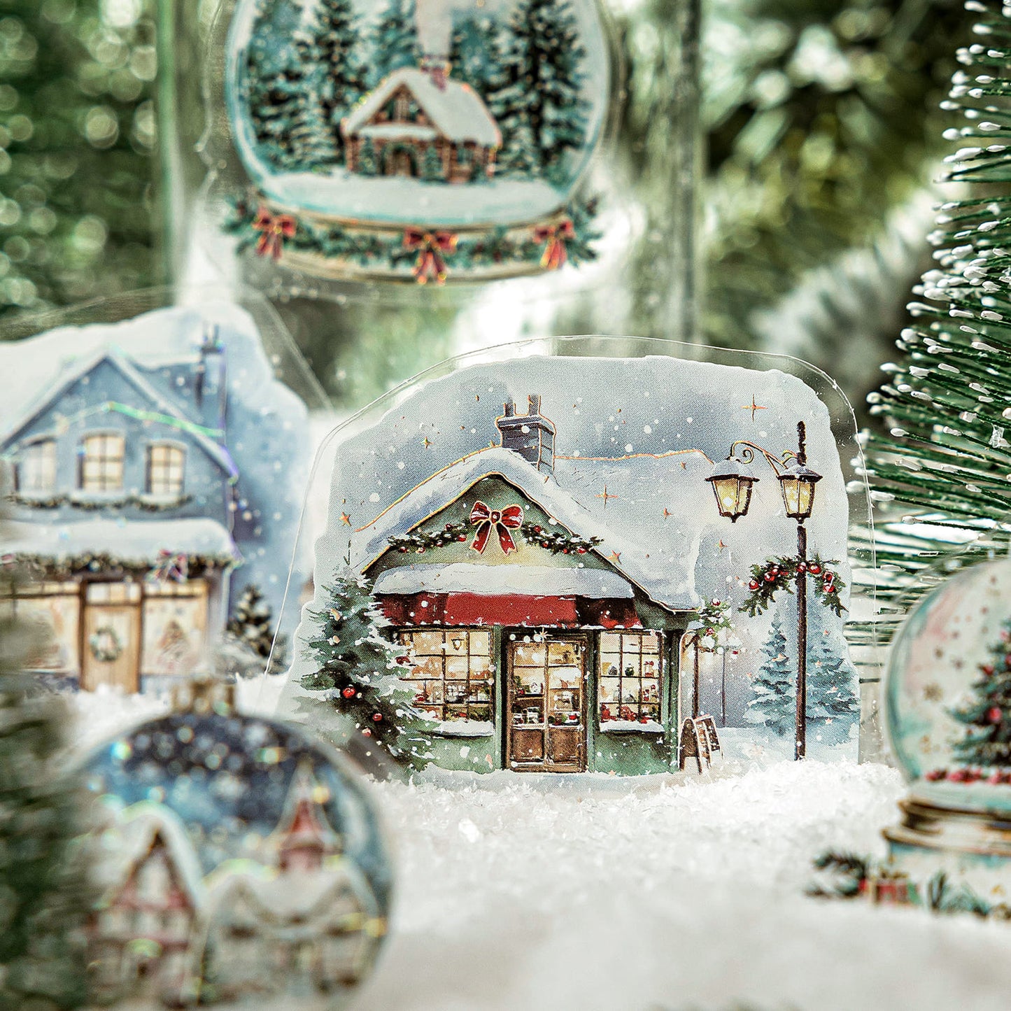 30PCS Christmas-themed Stickers