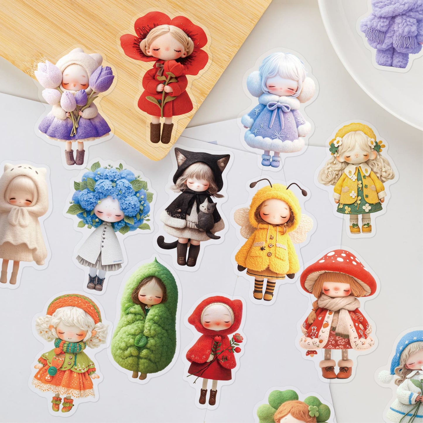 Cute Characters Sticker Pack