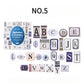 Vintage Alphabet Sticker Pack