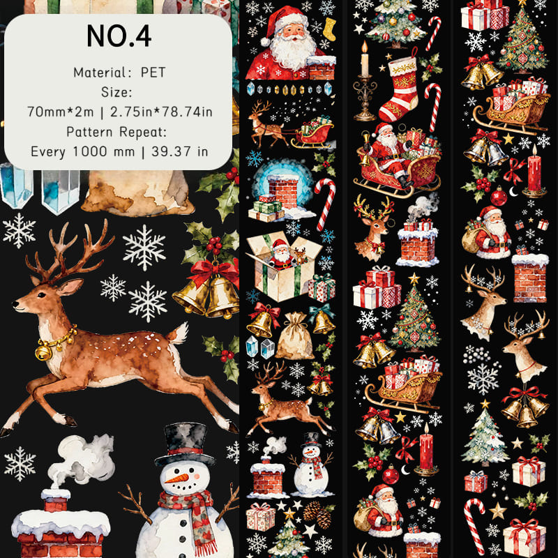 Christmas Series PET Tape