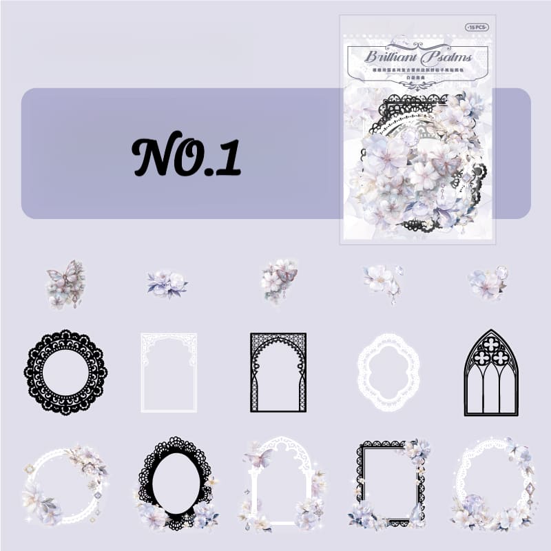 Vintage Lace Border Sticker Pack