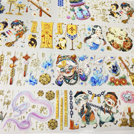 6.3cm*100cm Cute Zombie One Cycle PET Tape