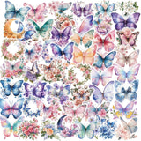 50PCS Colorful Butterflies Stickers