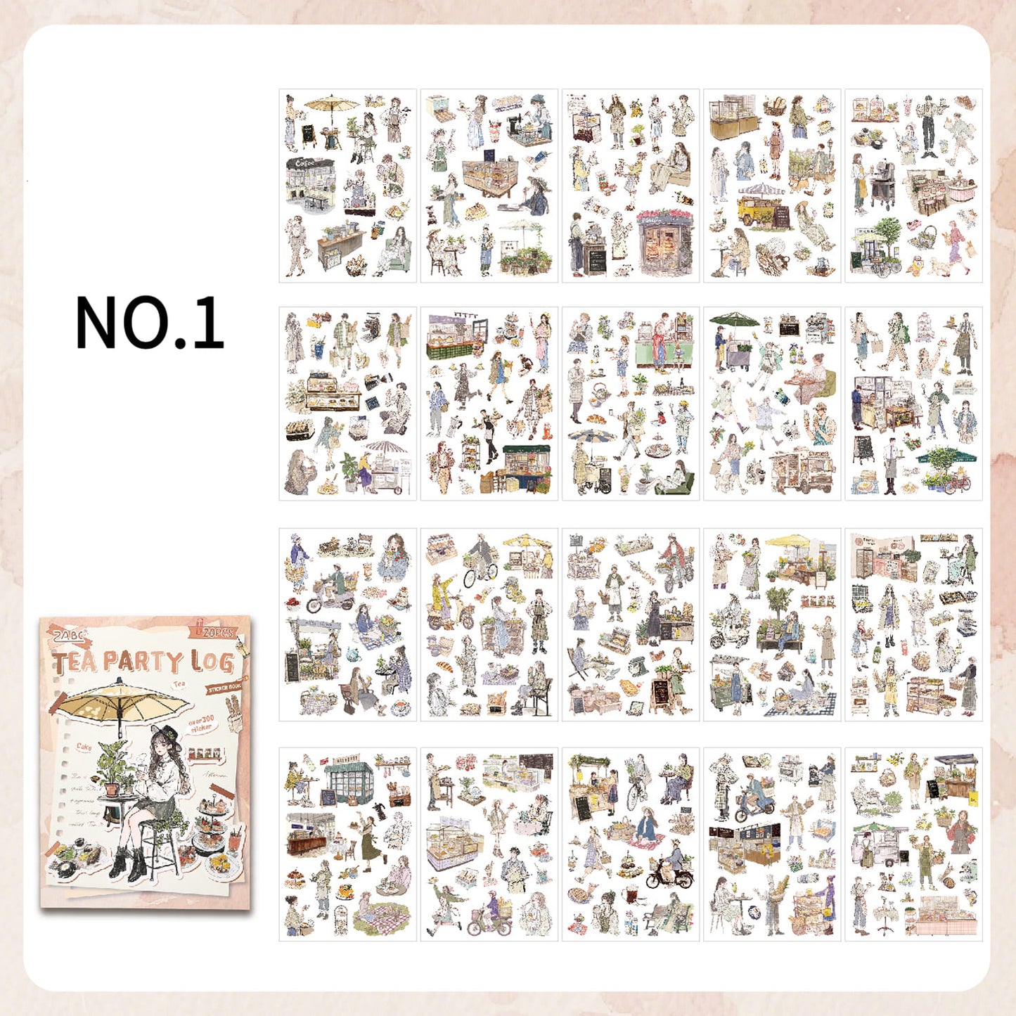 Daily Life Sticker Book