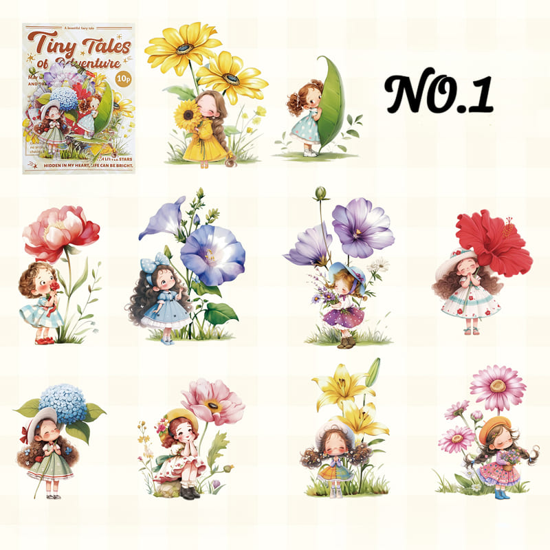 Cute Girls Sticker Pack