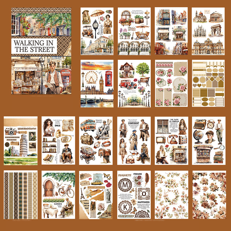 City Streets Series Sticker Book