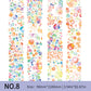 One Cycle PET Tape - orange watercolor bubble