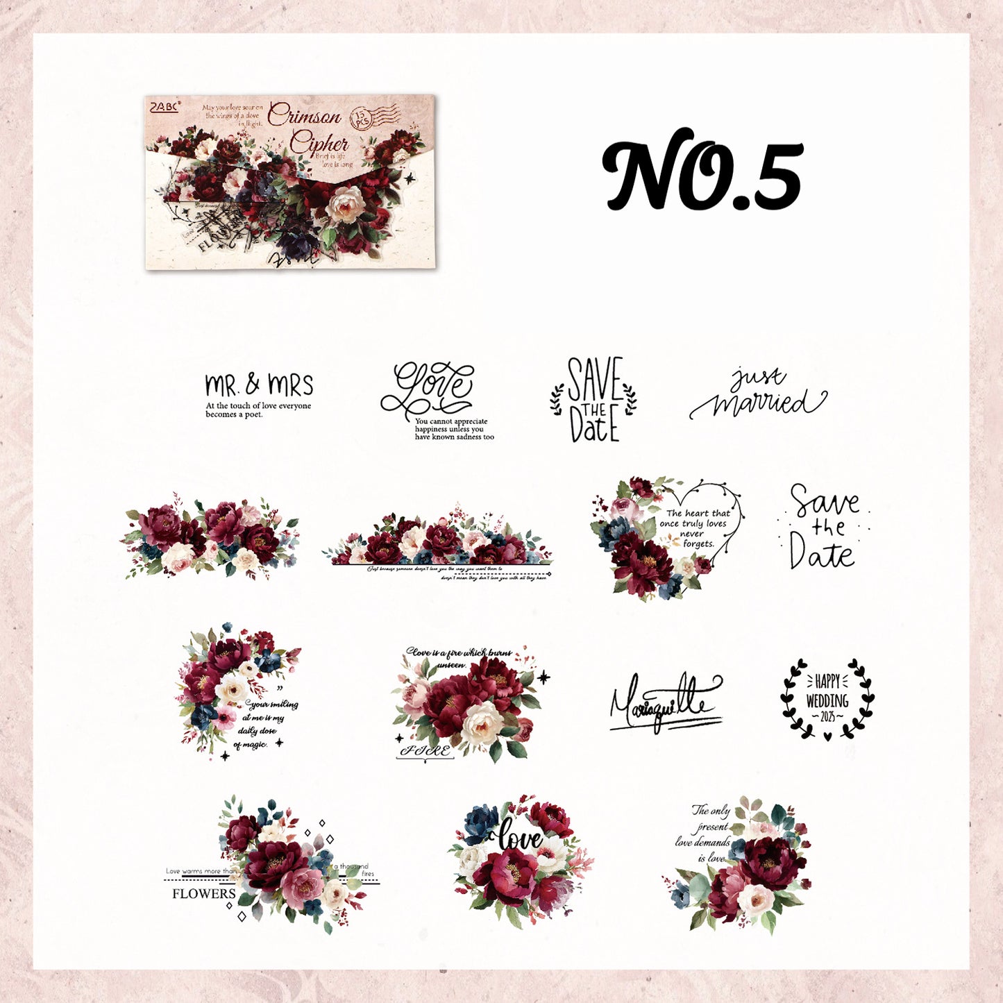 Blooming Floral Sticker Pack