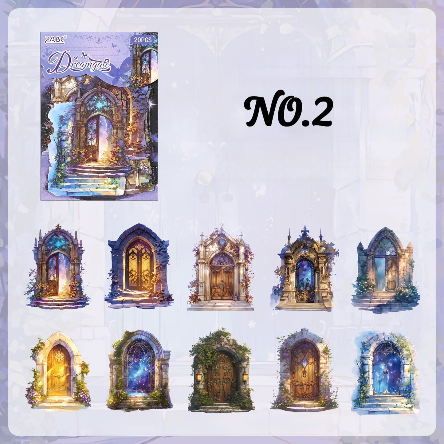 Fantasy Adventure Journey Stickers