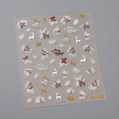 Christmas Theme Mini Decor Stickers