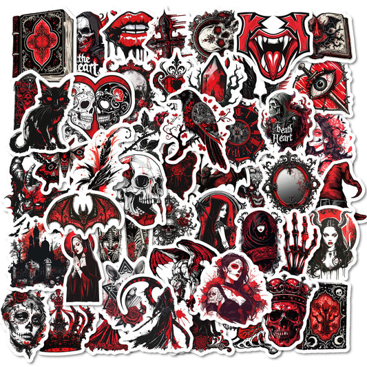 50PCS Gothic Stickers Pack